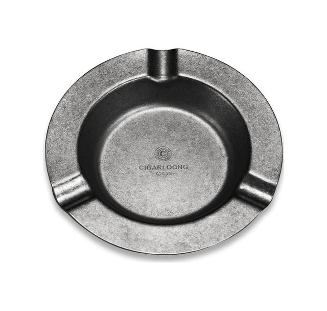 Cigarloong Yuvarlak Metal Puro Küllüğü Silver 3lü