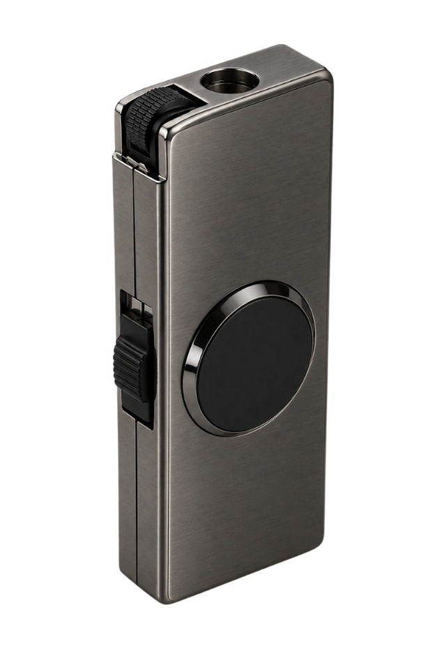 Hunter Tek Torch Pürmüz Gunmetal Metal Puro Çakmağı & Stres Çarkı Ack084