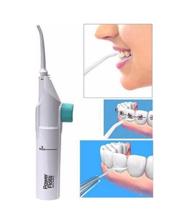Taşınabilir Portatif Diş İpi Power Floss Manuel Su Pompalama İle Kolay Ve Diş Temizliği