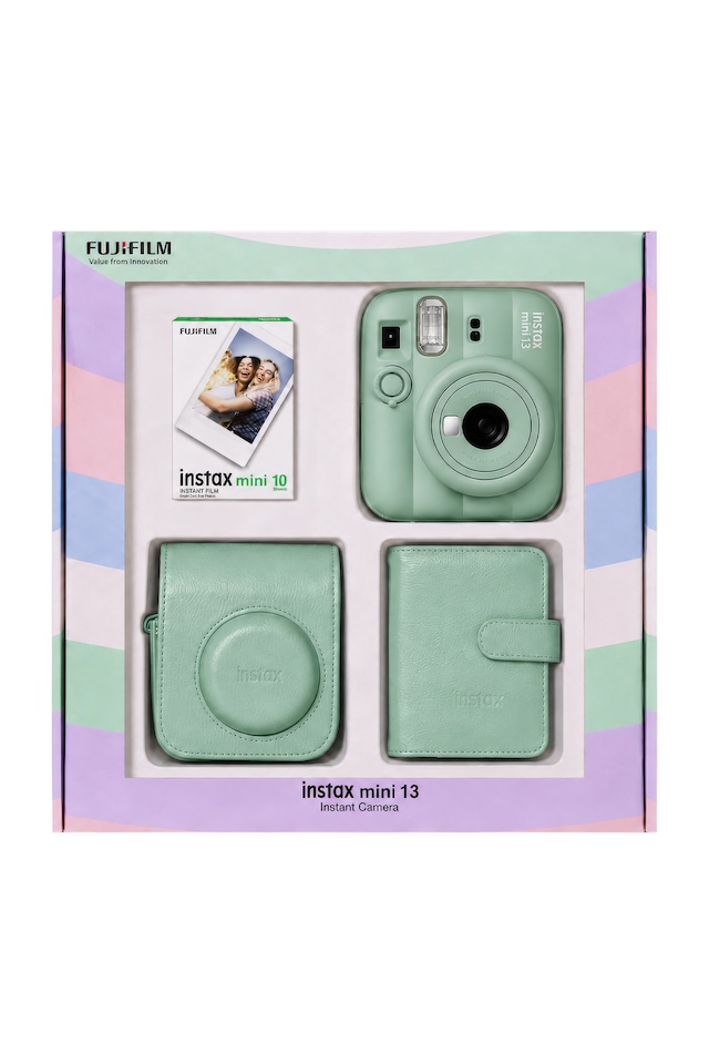 Instax Mini 13 Şipşak Fotoğraf Makinesi + Çanta + Albüm + 10'lu Film Bundle Box