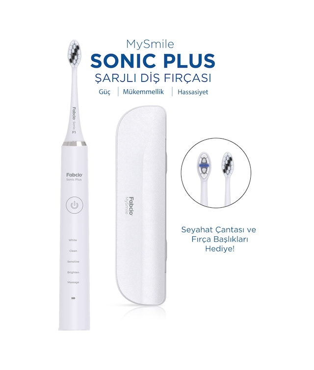 Fabcio Mysmile Sonic Plus Şarjlı Diş Fırçası
