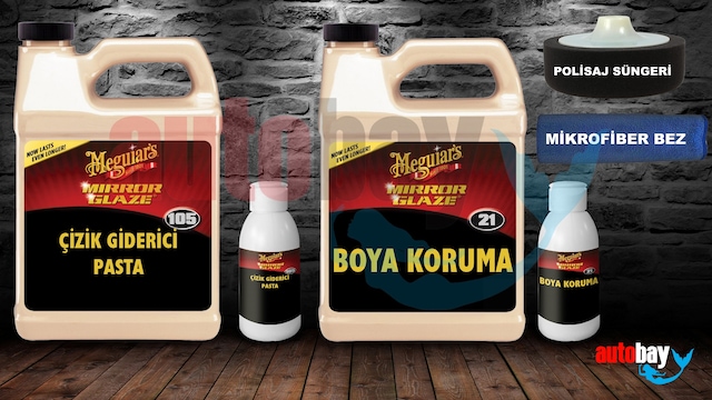 Meguiars 105 Pasta 21 Boya Koruma Bölünmüş Ürün Seti 100Gr-
