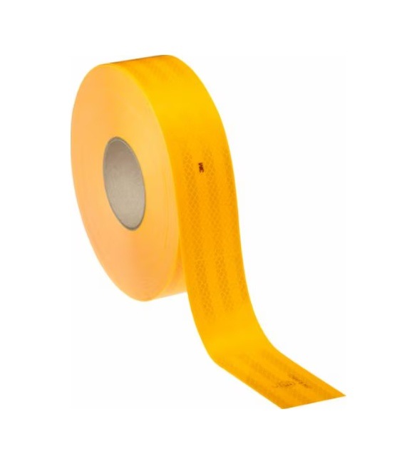 3m 983-10 Sarı Reflektif Şerit Bant 53.5mm X 50 Metre - Sert Zemin