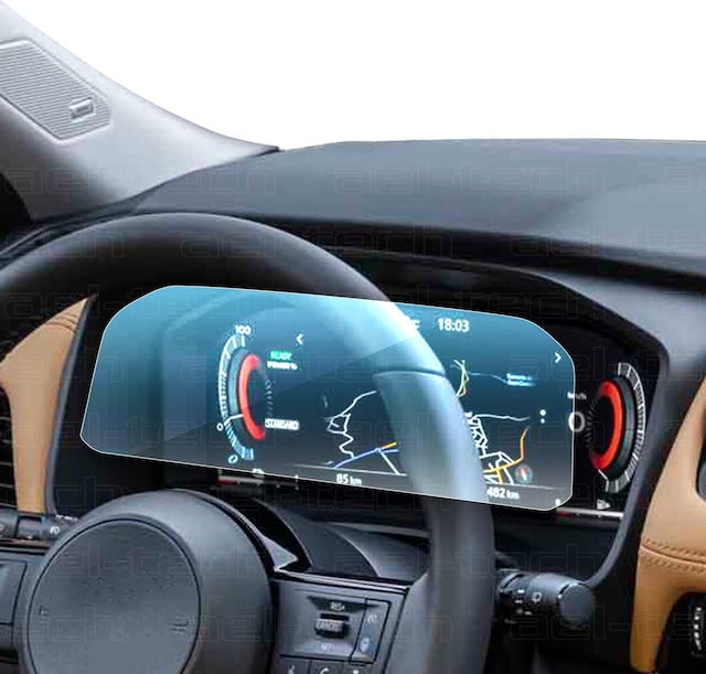 Nissan X-trail 2022-2023 Uyumlu 12.3 İnç Dijital Gösterge 9h Nano Ekran Koruyucu