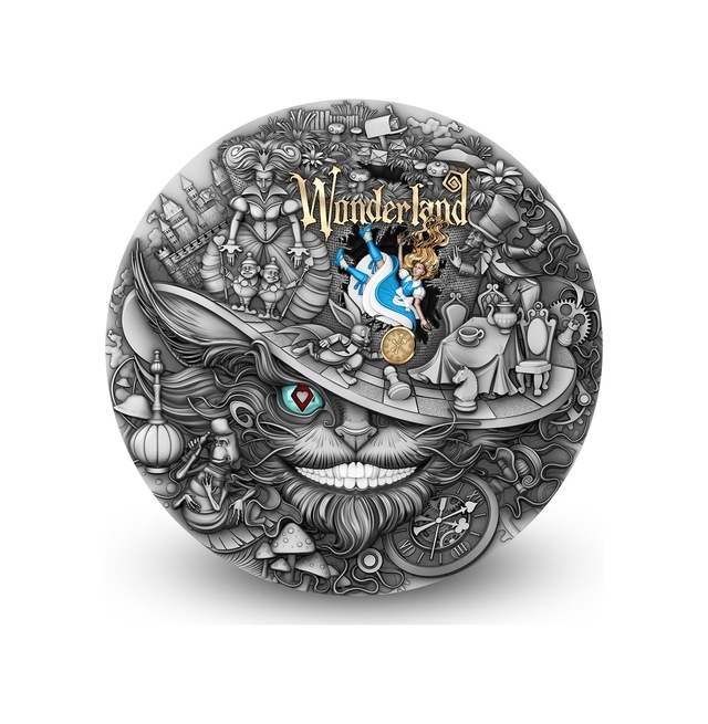 Agakulche Alice Harikalar Diyarı Gümüş Sikke Coin