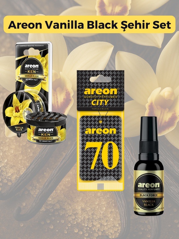 Areon Vanilla Black Şehir Set-70