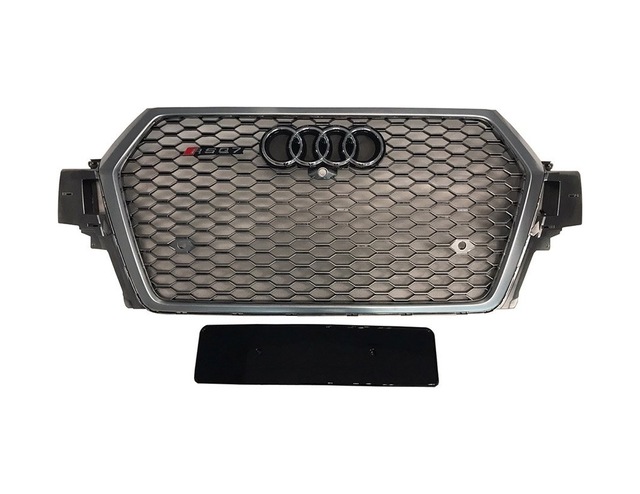 Audi Q7 Rsq7 Ön Panjur Izgara 2015 / 2019 Krom Gri