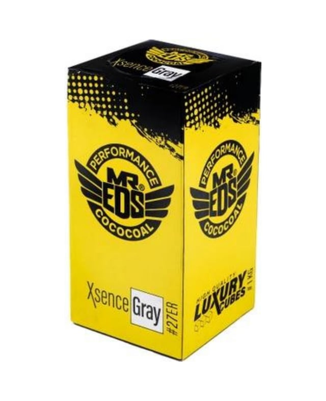 Mr Eds Xsense Gray - 27mm 1 Kg Nargile Kömürü