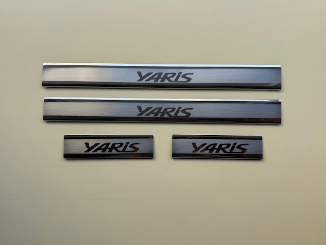 Toyota Yaris Krom Kapı Eşiği Takımı 2012-2019 Arası Paslanmaz Çelik Tytyrskaş000001