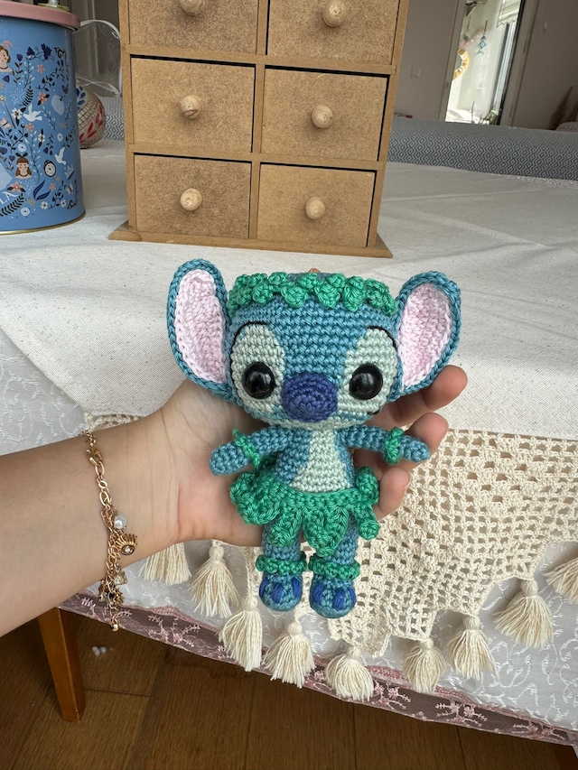 Amigurumi Hawai Temalı Stıtch Oyuncak 15 Cm