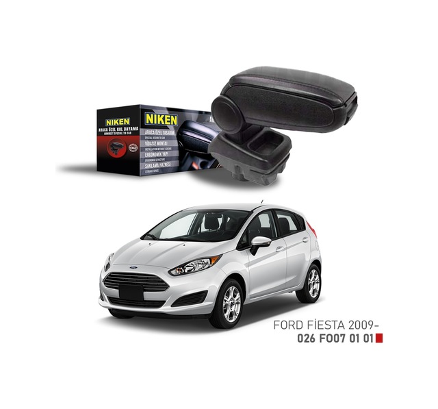 Niken Araca Özel Kolçak Ford Fiesta 2009 - Sonrası Siyah