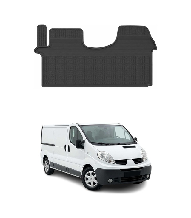 Renault Trafic 2-3 2001-2019 Uyumlu 4d Ön Havuzlu Paspas Kauçuk Siyah 1 Parça