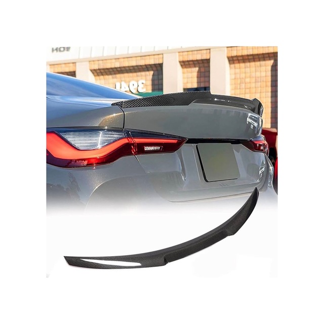 Bmw 4 Serisi G22 Uyumlu Bagaj Üstü Karbon Görünüm Spoiler 2 Kapı 2021-2025 Uyumlu İthal Abs Plastik