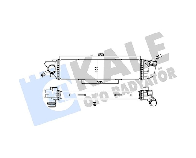 Turbo Radyatörü Kale 352480 Renault Trafic Iıı