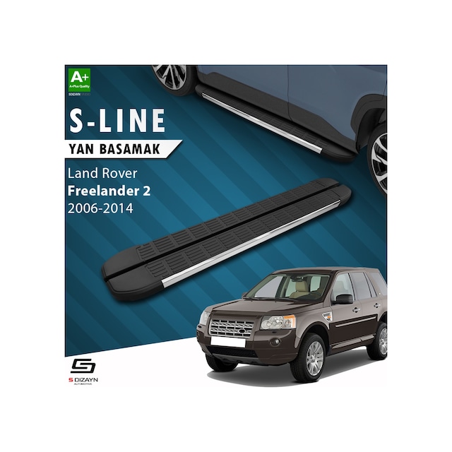 S-dizayn Land Rover Freelander 2 S-line Krom Yan Basamak 173 Cm 2