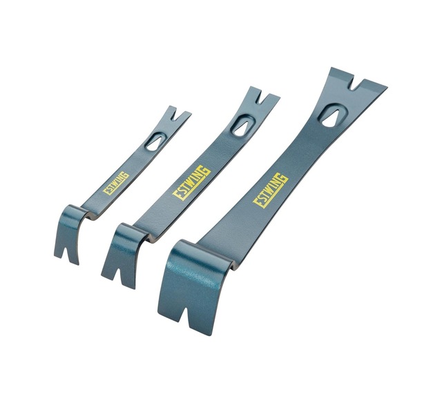 Estwıng 3 Parça Levye Çubuğu Seti, 14-25.4 Cm, Dövme Çelik Çivi Çekici, Geniş İnce Bıçak Pb3pc