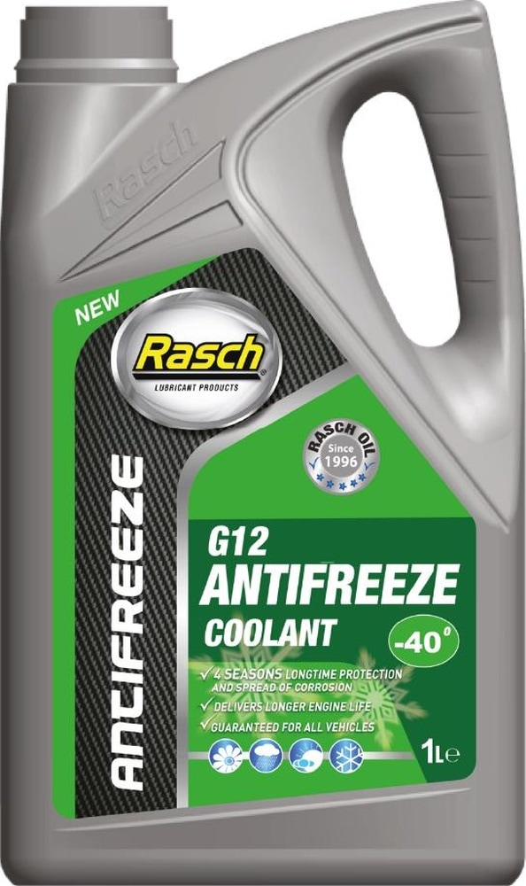 Rasch G12 Organik Radyatör Antifriz Yeşil -40 - 1 Lt. Yeşil