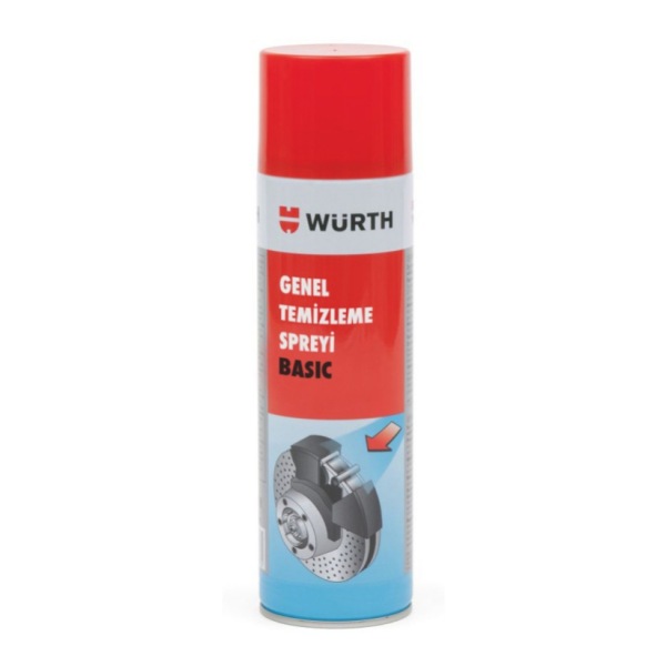 Würth Genel Temizleme Spreyi Balata Spreyi Basic 500ml