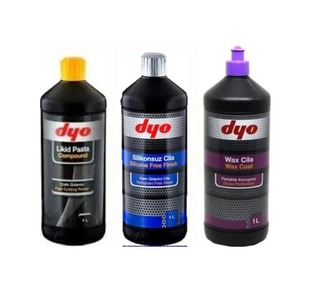 Dyo Likid Pasta 1 Lt + Hare 1 Lt + Wax 1 Lt Set