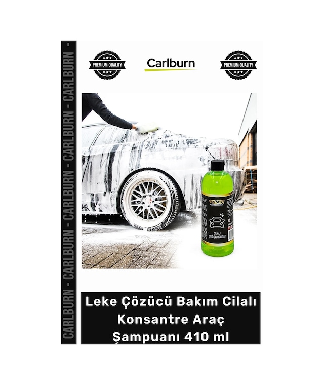 Otoşampuan 410 Ml Parlatıcı Oto Temizleyici Leke Çözücü Bakım Cilalı Konsantre Araç Şampuanı