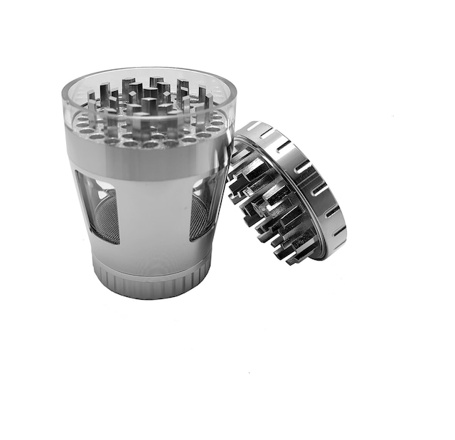 50 MM Silver Tütün Baharat Herbal Öğütücüsü Parçalayıcı Rc82slv