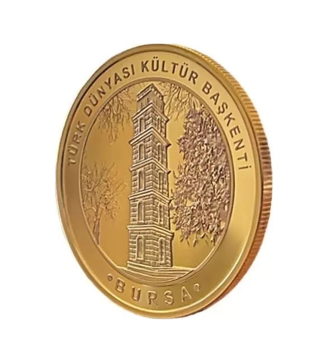 Resmi Darphane Türk Dünyası Kültür Başkenti Bursa Hatıra Para