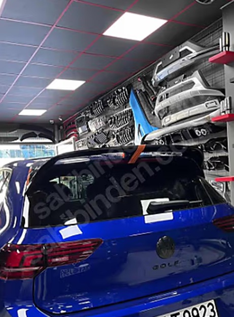 Golf 8 R Line Spoıler Plastik Parlak Siyah