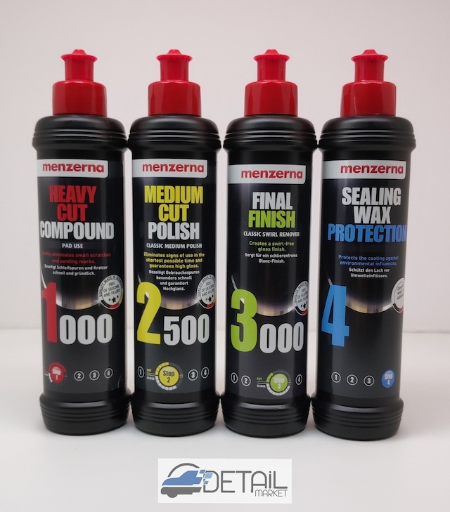 Menzerna 1000 2500 3000 Sealingwax Kalın Pasta Boya Kor. Set 250