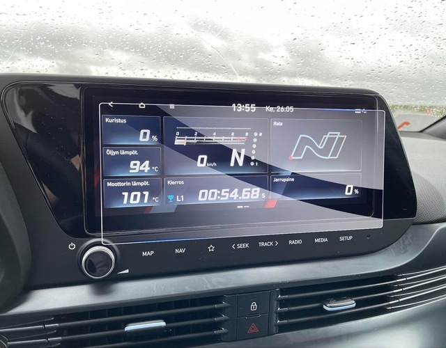 Hyundai İ20 N 10.25 İnç Multimedya Ekran Koruyucu Nano Film
