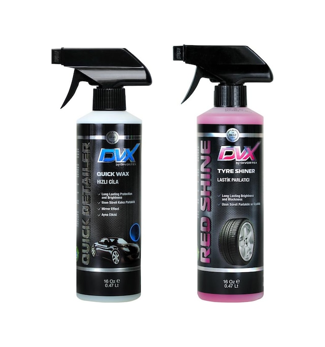 Dvx Araç Bakım Seti Lastik Parlatıcı ve Hızlı Cila 16 Oz 473 ML N11.1346