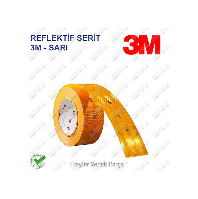 Reflektıf Serıt 3M Diamond Grade™ 983 Sarı 55Mm 50 Metre