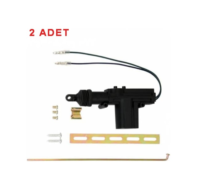 SKAUTO 12V Universal Merkezi Kapı Kilit Motoru 2 Kablolu (2 Adet)