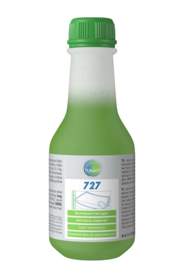 Tunap 727 Cam Suyu Katkısı Çizgisiz Temizlik & Böcek Lekesi Çözücü