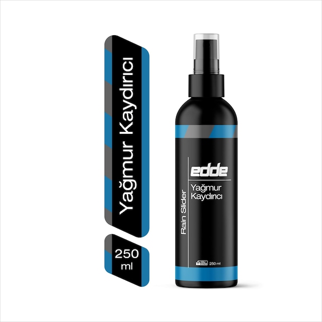 Edde Araba Araç Oto Cam Yağmur Kaydırıcı Ayna Cam Yağmur Suyu Kaydırıcı 250 Ml Oto Detailing
