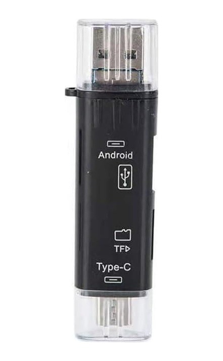 Otg 3 İn 1 Type-c Ve Micro Usb Tf Çevirici Dönüştürücü Kart Okuyucu 5068