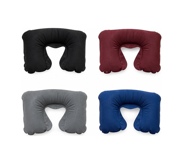 Diyarı Şişme Boyun Yastığı Seyahat İçin Renkli 38x25 Cm 20'li Paket