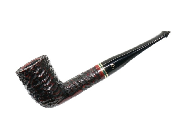 Peterson Emerald Rusticated 120 9mm. Filtreli Vulcanite Saplı Pipo 206035