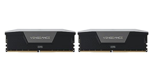 Corsair Vengeance RGB DDR5 64GB 2x32GB 5200MHz CL40 Intel XMP 3.0 Black CMH64GX5M2B5200C40