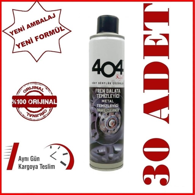 404 Fren Balata Temizleyici Spreyi 500Ml 30 Adet