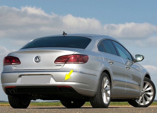 VW Passat CC 2013-2017 Arka Tampon Çeki Demiri Kapağı 3C8807441A