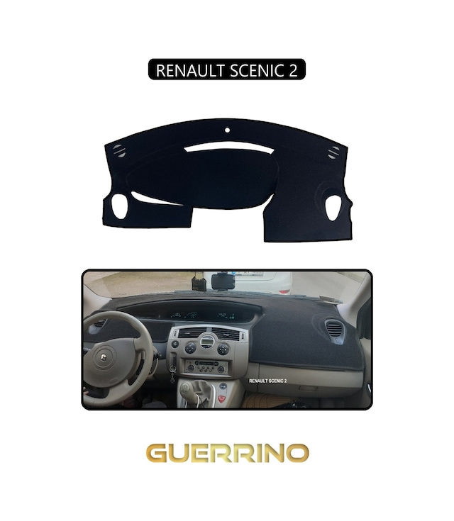 Renault Scenıc 2torpido Koruma Halısı Siyah Kenar