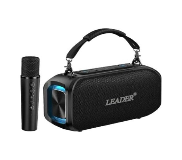 Leader Lp120 Ipx5 Rgb Bluetooth Usb Aux Fm Radyo Kablosuz Mikrofon Taşınabilir Toplantı Amfisi
