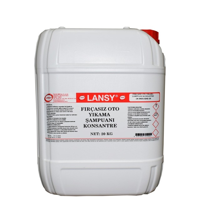 Lansy Fırçasız Oto Yıkama Şampuanı Konsantre 20 Kg