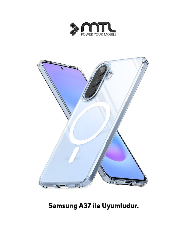 Samsung Galaxy A37 Şeffaf Magsafe Kılıf Mtl Safe