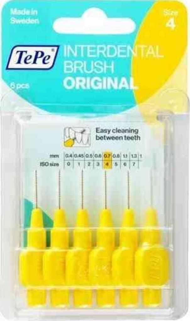 Tepe Interdental Arayüz Fırçası 6'lı 0.7 MM