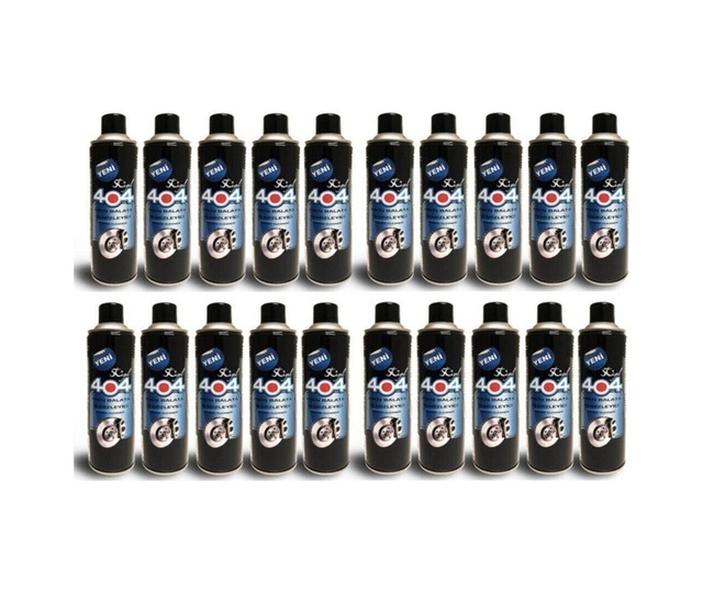 404 Balata Spreyi 20 Adet Fren Balata Genel Temizleme Sprey 500 Ml