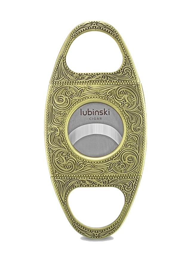 Lubinski Metal Puro Kesici Lazer Bıçak Kabartma İşlemeli Gold 60ring
