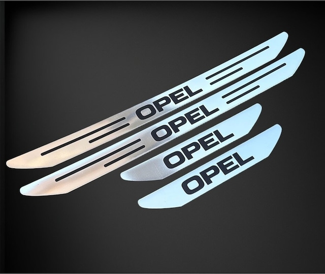 Opel Astra Özel Kapı Eşik Yazısı Krom