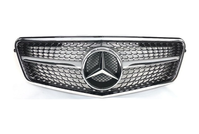 Autogp Mercedes W212 Diamond Ön Panjur Izgara Gri Çıta 2009 / 2013