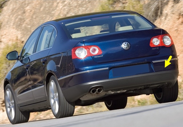 VW Passat B6 Sedan 06-11 Arka Tampon Çeki Demiri Kapağı 3C5807441